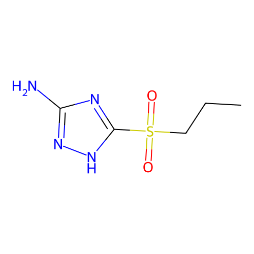 3-(Propylsulfonyl)-1H-1,2,4-triazol-5-amine structure