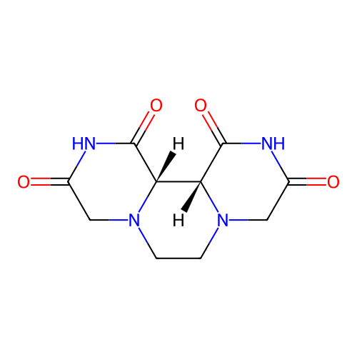 (1R,2S)-4,7,10,13-tetrazatricyclo[8.4.0.02,7]tetradecane-3,5,12,14-tetrone structure