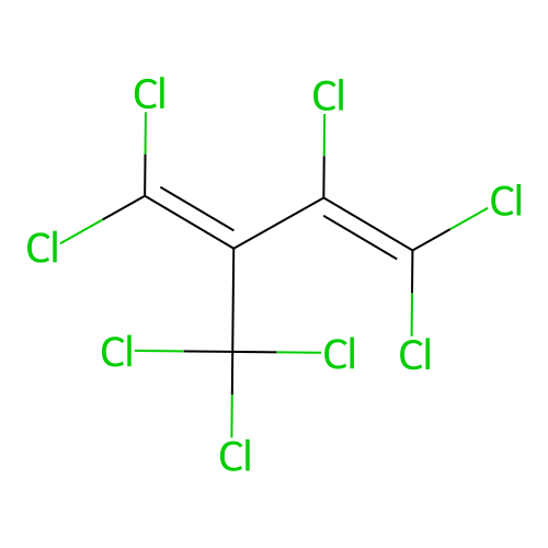 1,3-Butadiene, 1,1,2,4,4-pentachloro-3-(trichloromethyl)- structure