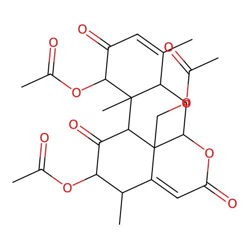 Chaparrinone triacetate,15-dehydro- structure