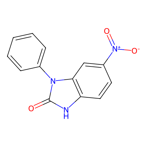 2H-Benzimidazol-2-one, 1,3-dihydro-6-nitro-1-phenyl- structure