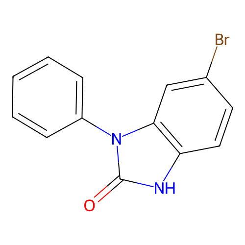 2H-Benzimidazol-2-one, 1,3-dihydro-6-bromo-1-phenyl- structure