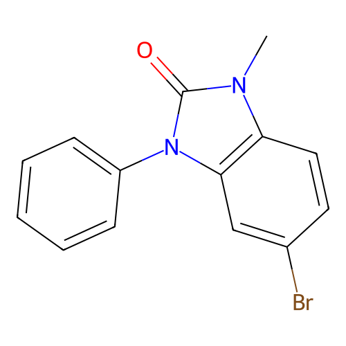 5-Bromo-1-methyl-3-phenyl-1,3-dihydro-2H-benzimidazol-2-one structure