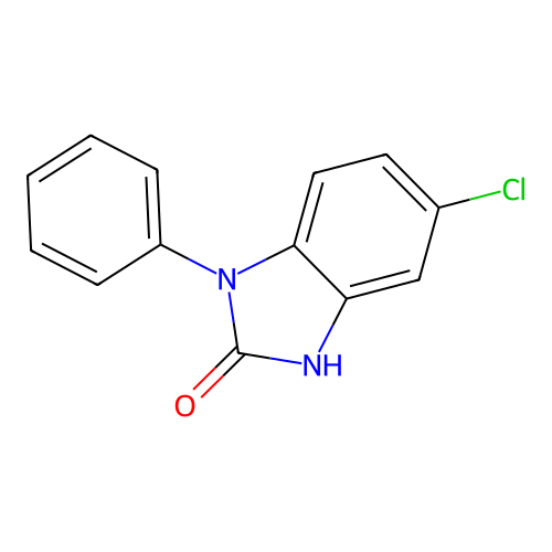 2H-Benzimidazol-2-one, 1,3-dihydro-5-chloro-1-phenyl- structure
