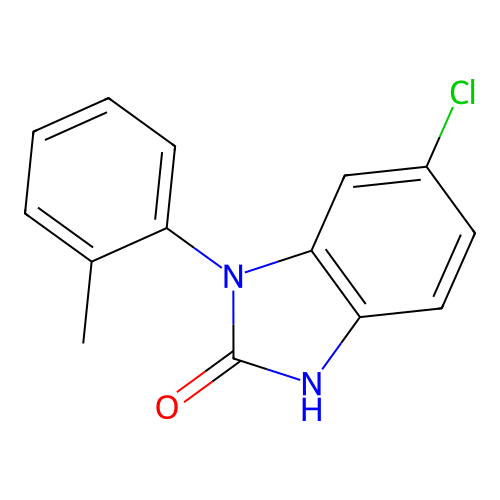 2H-Benzimidazol-2-one, 1,3-dihydro-6-chloro-1-(2-methylphenyl)- structure