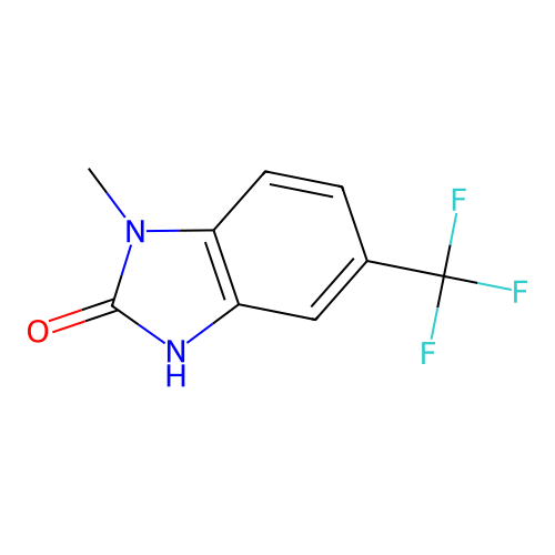 1-Methyl-5-(trifluoromethyl)-3H-1,3-benzodiazol-2-one structure