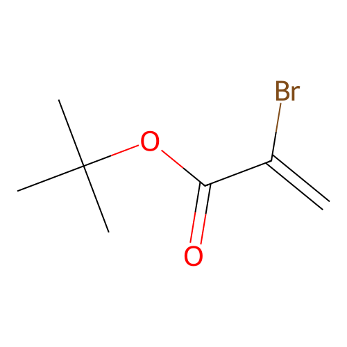 Tert-butyl 2-bromoprop-2-enoate structure