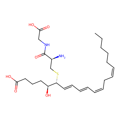 白三烯D4 structure