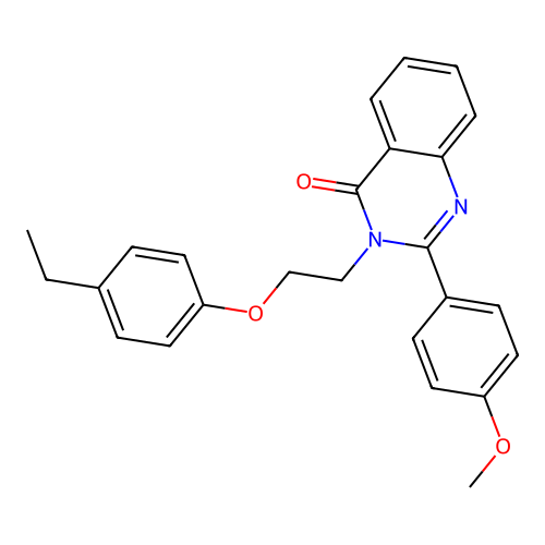 3-(2-(4-ethylphenoxy)ethyl)-2-(4-methoxyphenyl)quinazolin-4(3H)-one structure