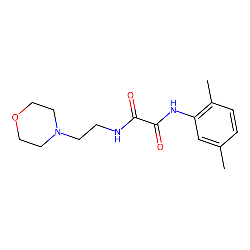 N1-(2,5-dimethylphenyl)-N2-(2-morpholinoethyl)oxalamide structure