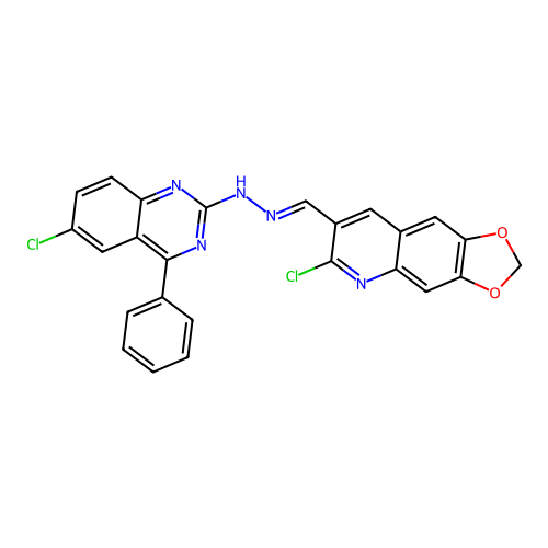 C25H15Cl2N5O2 structure