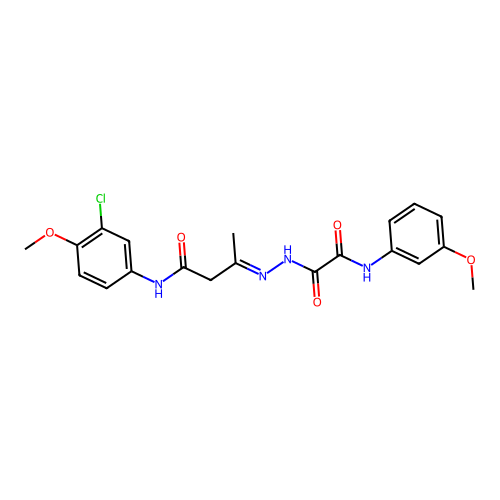 C20H21ClN4O5 structure