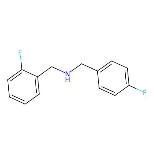 N-(2-Fluorobenzyl)-4-fluorobenzylamine structure
