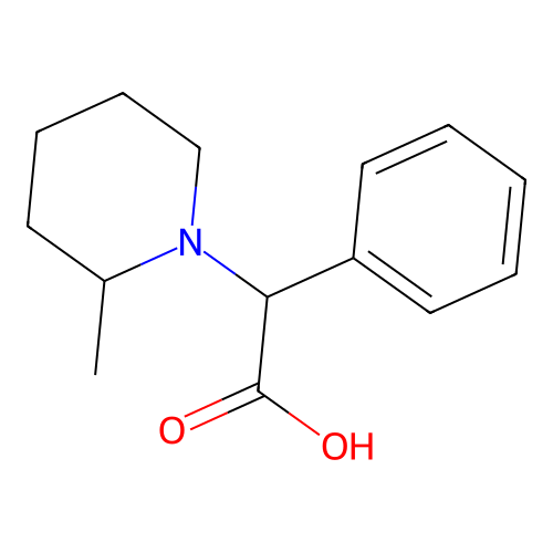 2-(2-Methylpiperidin-1-yl)-2-phenylacetic acid structure