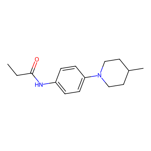 N-[4-(4-methylpiperidin-1-yl)phenyl]propanamide structure