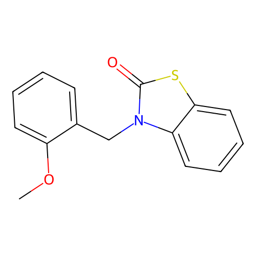 3-(2-methoxybenzyl)benzo[d]thiazol-2(3H)-one structure
