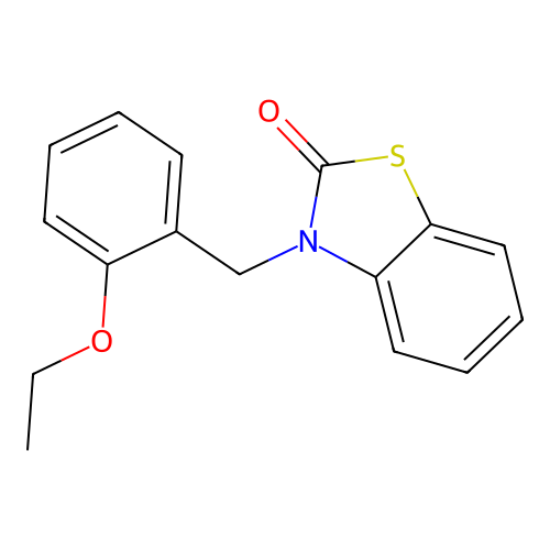 3-[(2-Ethoxyphenyl)methyl]-1,3-benzothiazol-2-one structure