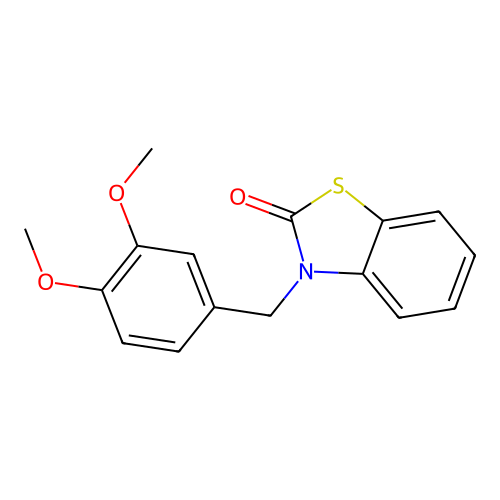 3-(3,4-Dimethoxy-benzyl)-3H-benzothiazol-2-one structure