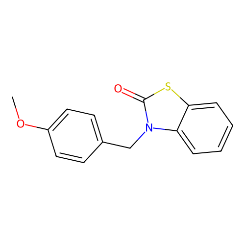 3-(4-Methoxy-benzyl)-3H-benzothiazol-2-one structure