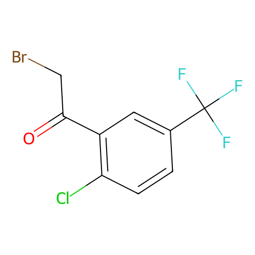 2-Chloro-5-(trifluoromethyl)phenacyl bromide structure