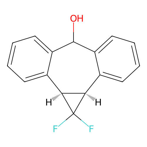 1,1-Difluorocyclopropane Dibenzosuberol structure
