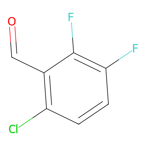 6-Chloro-2,3-difluorobenzaldehyde structure
