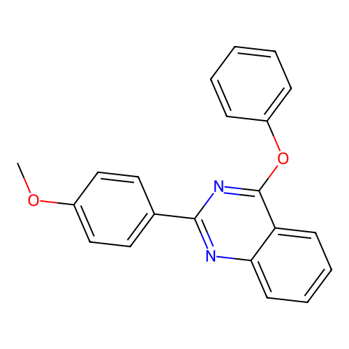 2-(4-Methoxyphenyl)-4-phenoxyquinazoline structure