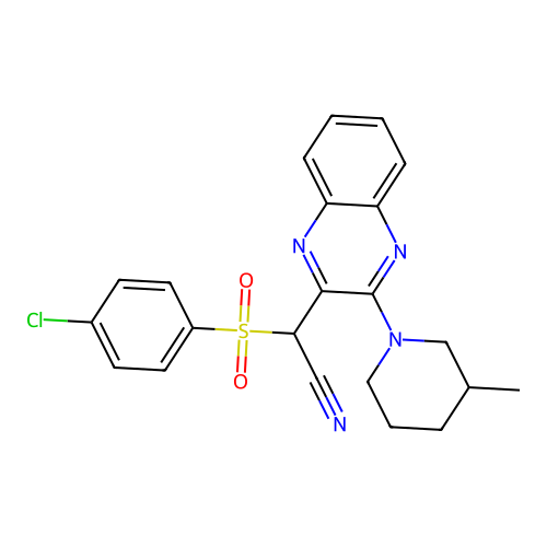 C22H21ClN4O2S structure