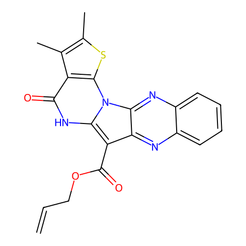 C21H16N4O3S structure