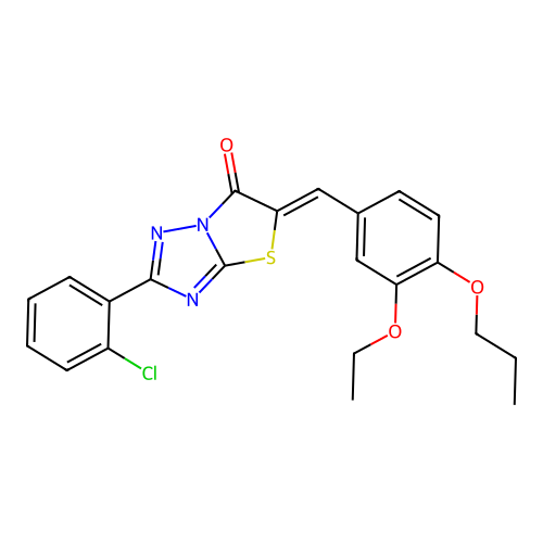 C22H20ClN3O3S structure