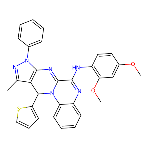 C31H26N6O2S structure