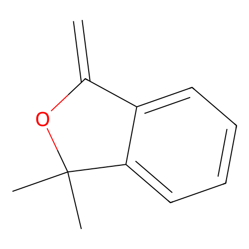 1,1-Dimethyl-3-methylidene-2-benzofuran structure