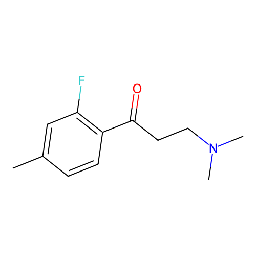 3-(Dimethylamino)-1-(2-fluoro-4-methylphenyl)propan-1-one structure