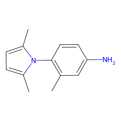 4-(2,5-dimethyl-1H-pyrrol-1-yl)-3-methylaniline structure