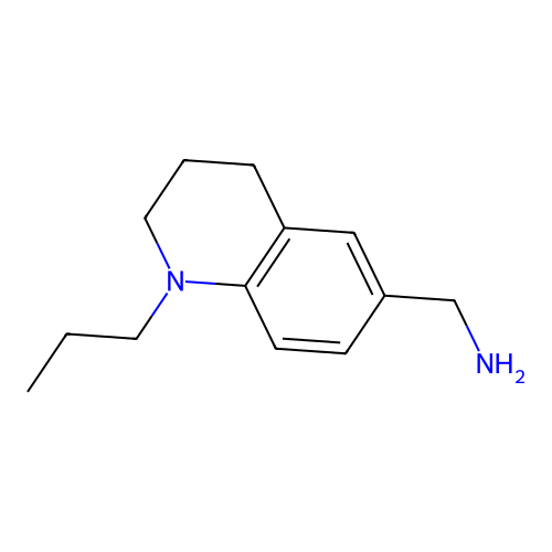 (1-Propyl-1,2,3,4-tetrahydroquinolin-6-yl)methanamine structure