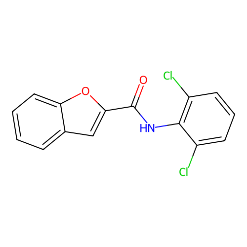N-(2,6-Dichlorophenyl)benzofuran-2-carboxamide structure
