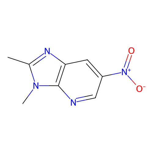 3H-Imidazo[4,5-b]pyridine, 2,3-dimethyl-6-nitro- structure