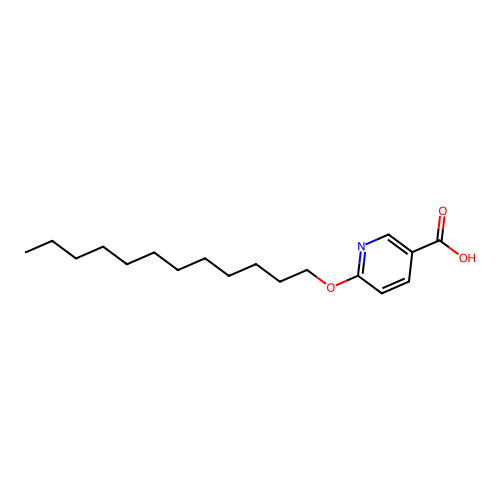 6-(Dodecyloxy)nicotinic acid structure