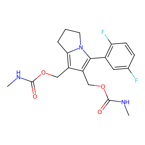 [3-(2,5-difluorophenyl)-2-(methylcarbamoyloxymethyl)-6,7-dih structure