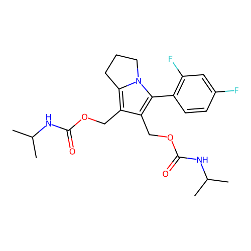 [3-(2,4-difluorophenyl)-2-(propan-2-ylcarbamoyloxymethyl)-6, structure