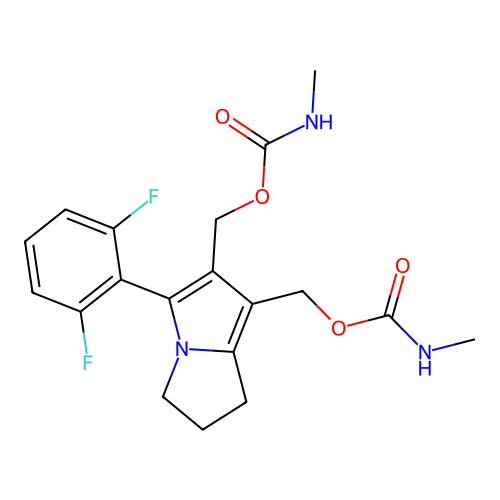[3-(2,6-difluorophenyl)-2-(methylcarbamoyloxymethyl)-6,7-dih structure