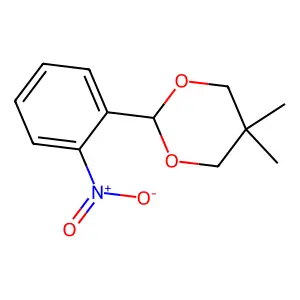 1,3-Dioxane, 5,5-dimethyl-2-(2-nitrophenyl)- structure