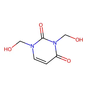 2,4(1H,3H)-Pyrimidinedione, 1,3-bis(hydroxymethyl)- structure