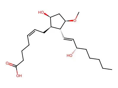 Pgf2alpha 11-methyl ether structure