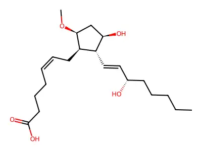 PGF2α 9-甲基醚 structure