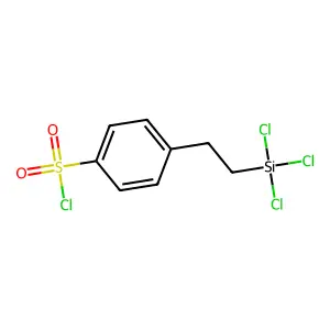 Benzenesulfonyl chloride, 4-[2-(trichlorosilyl)ethyl]- structure