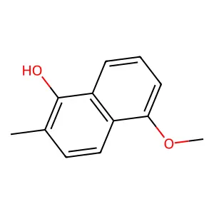 1-Naphthalenol, 5-methoxy-2-methyl- structure