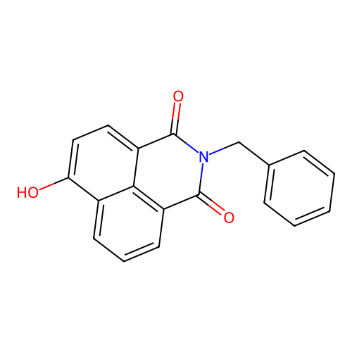 2-benzyl-6-hydroxy-1H-benzo[de]isoquinoline-1,3(2H)-dione structure