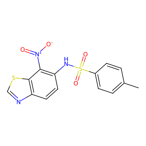 4-Methyl-N-(7-nitro-1,3-benzothiazol-6-yl)benzene-1-sulfonamide structure