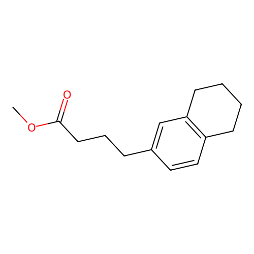Methyl 4-(5,6,7,8-tetrahydronaphthalen-2-yl)butanoate structure
